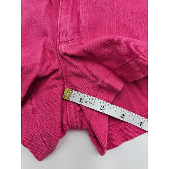 2 Pair American Eagle Women's Size 6 Teal and Pink Cuffed Stretch Shorts - Picture 12 of 15